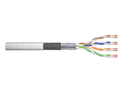DIGITUS CAT 5e SF/UTP Twisted Pair Roh-Patchkabel,305m,grau