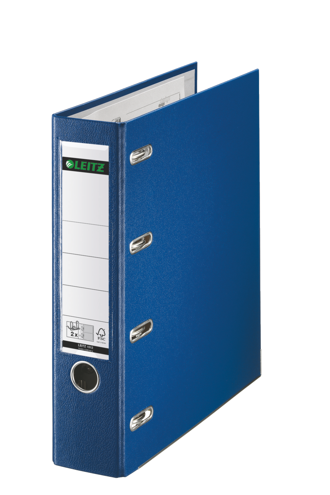 LEITZ Doppelordner blau Karton 7,5 cm, 1 St.