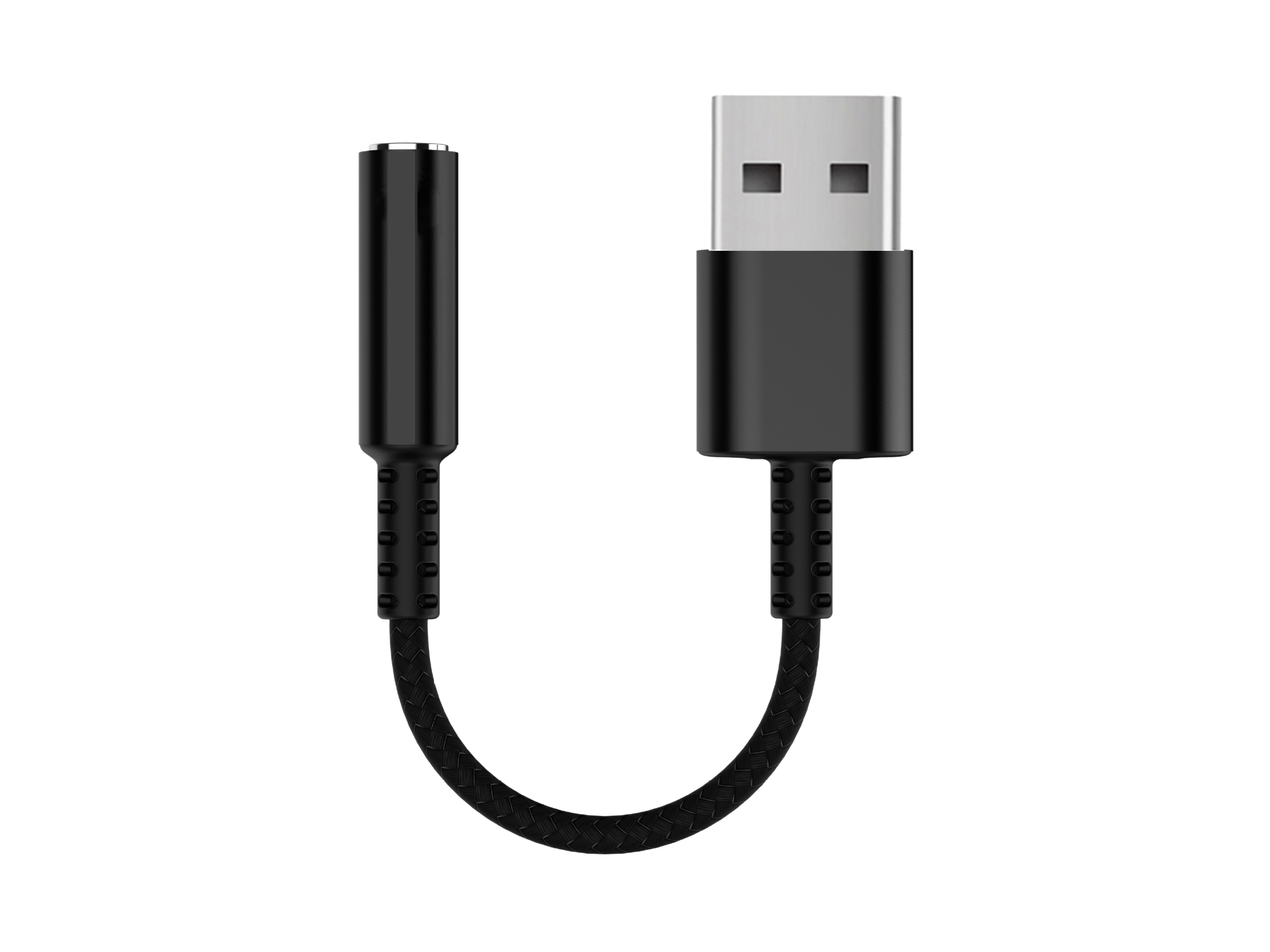 Equip Adapter USB-A-> 4-Pin 3.5mm St/Bu DAC 0.15m beige