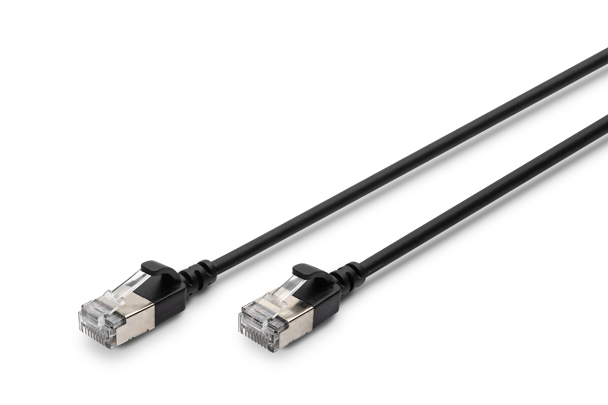 DIGITUS Patchkabel CAT 6A F/FTP Slim 3,00m schwarz