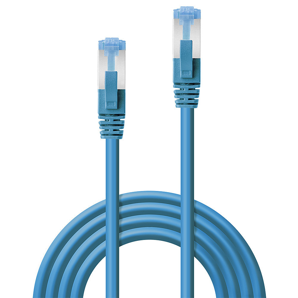 LINDY Patchkabel Cat6A S/FTP PIMF LSZH blau 7.50m