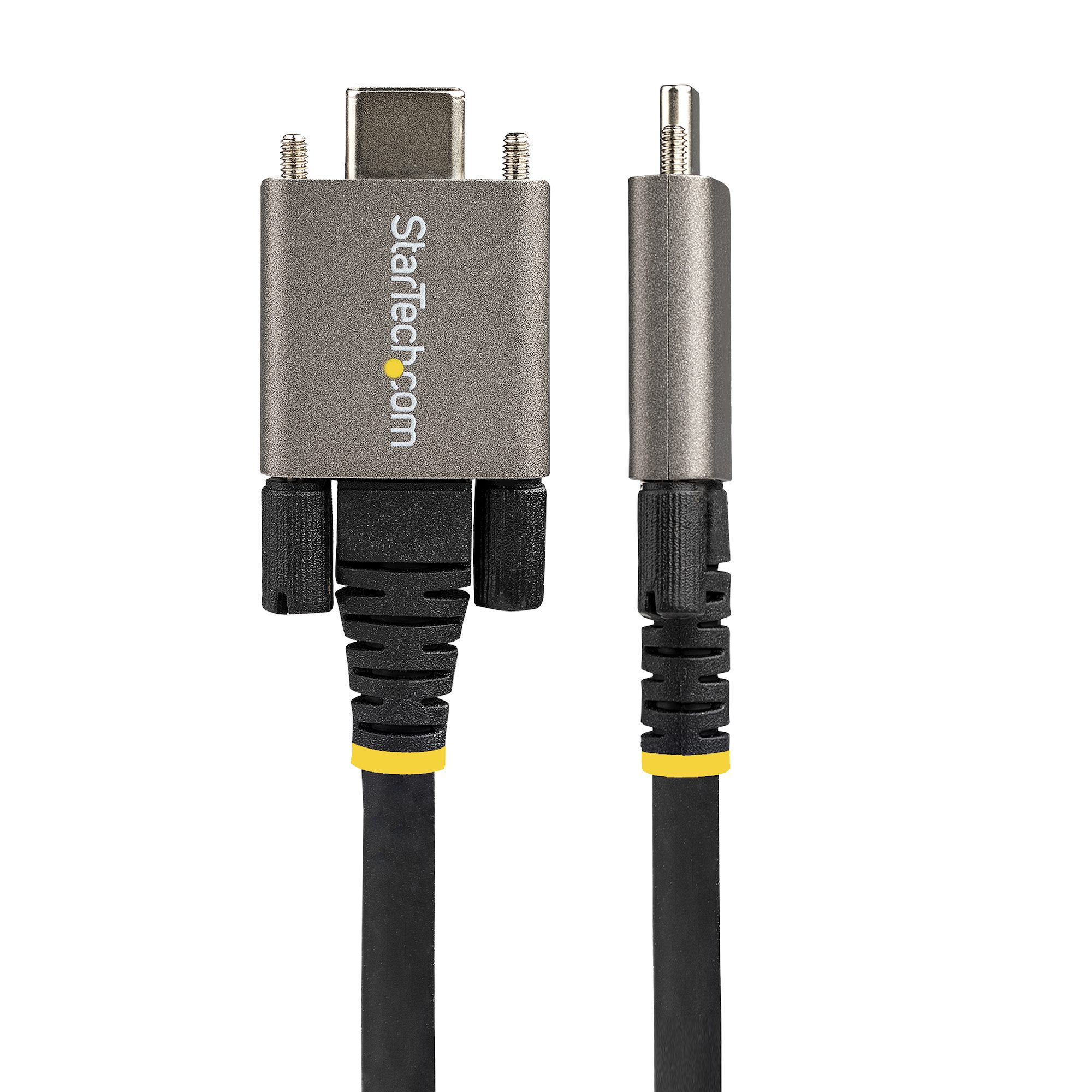 STARTECH.COM 1m USB-C cable with screw lock 10Gbit/s - USB 3.1/3.2 Gen 2 Type-C cable - 100W 5A PD DP Alt Mode