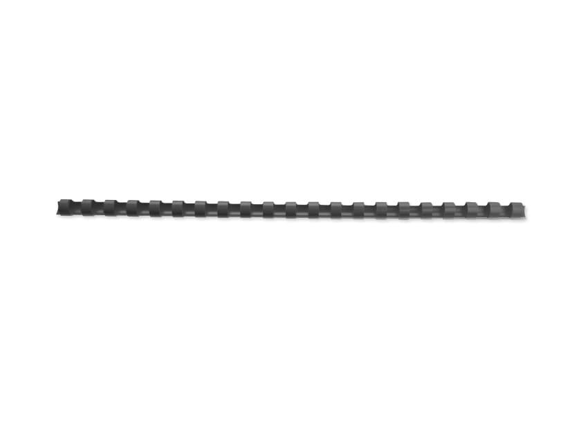 GBC CombBind Plastikbinderücken schwarz 8 mm 45 Blatt