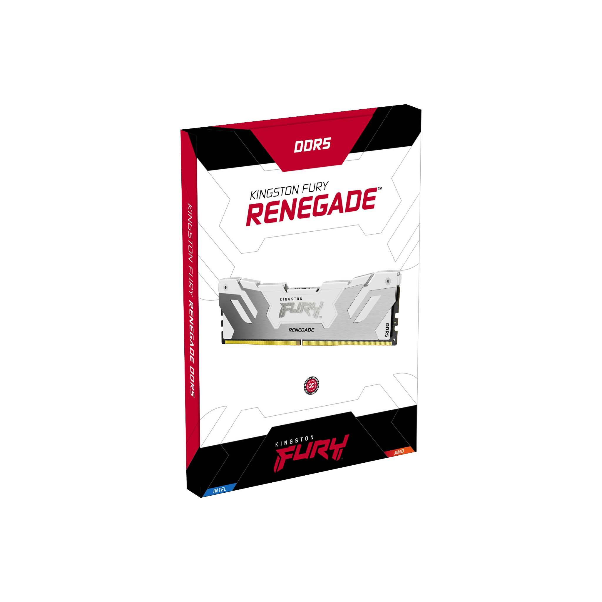 32GB DDR5-6400MT/S CL32 DIMM FURY RENEGADE RGB WHITE XMP