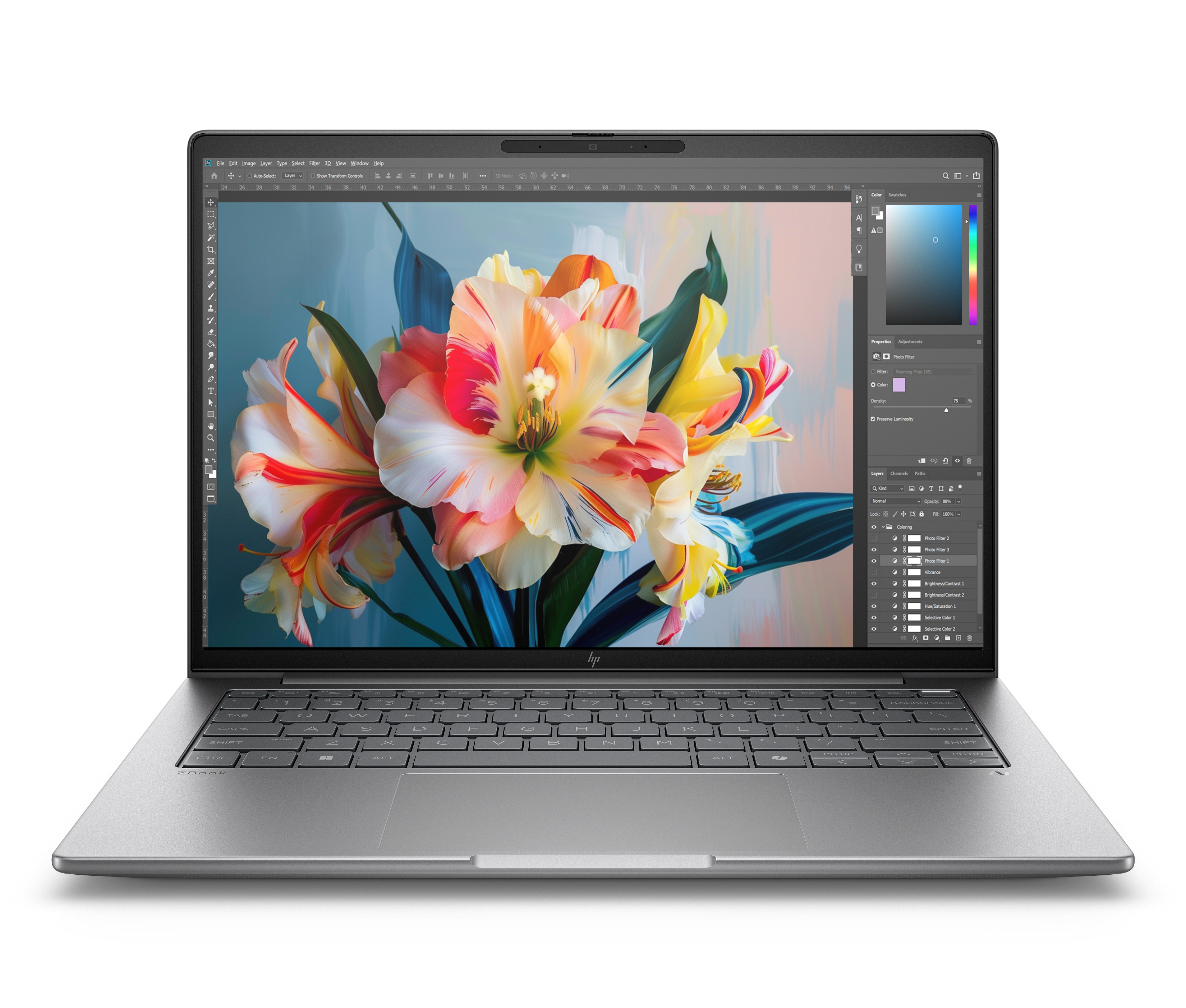 HP ZBook 8 G1i Intel Core Ultra 7 255H 35,56cm 14Zoll 2,5k 32GB 1TB/SSD NVIDIA RTX 500 Ada 4GB W11P 3J Gar (DE)