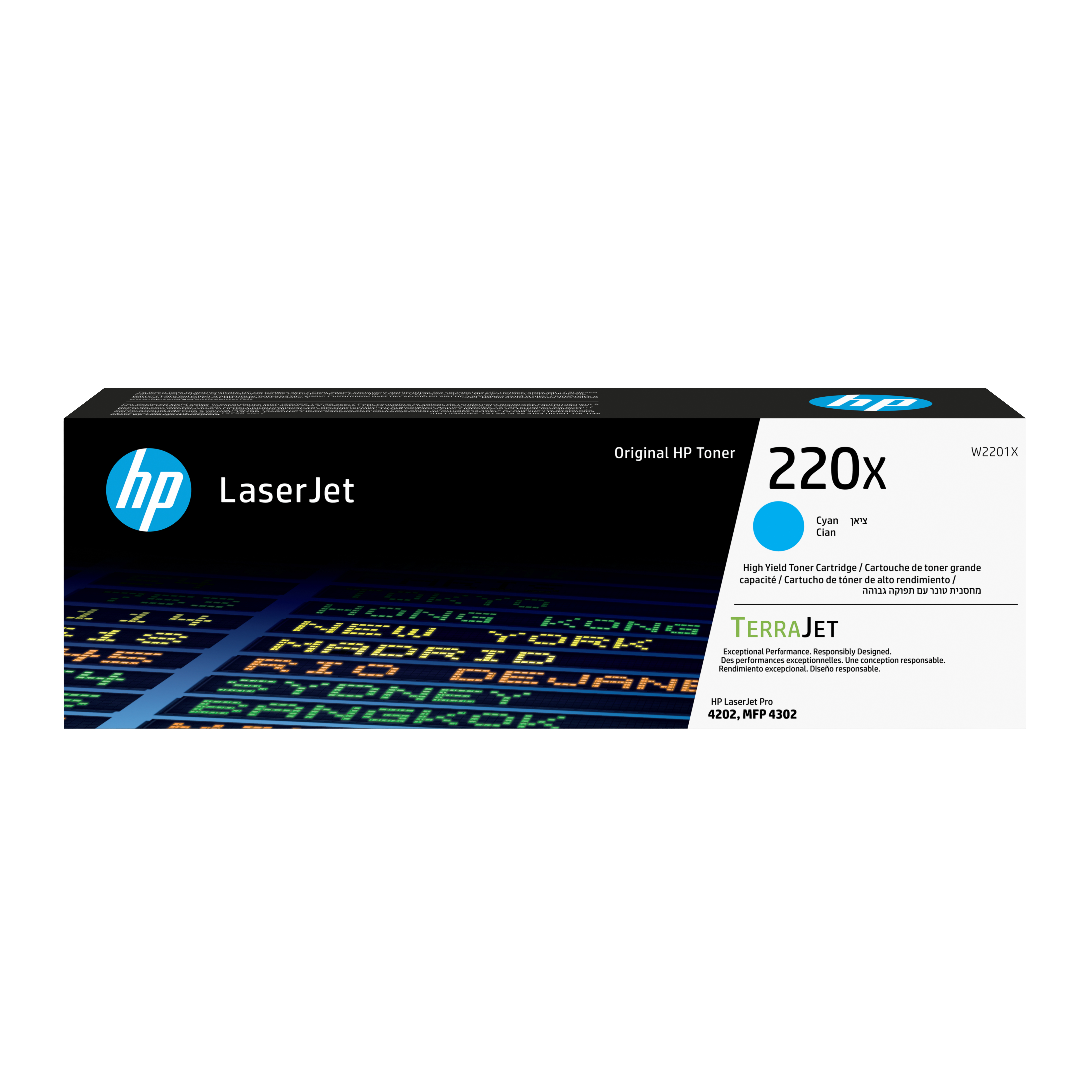 HP 220X Cyan LaserJet Tonerpatrone
