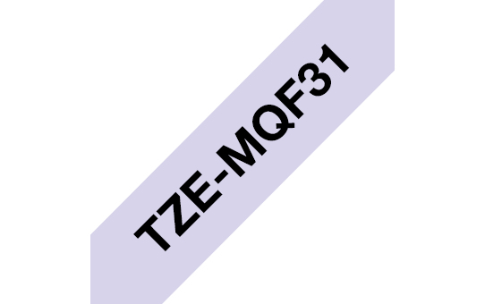brother Schriftband TZe-MQF31 TZEMQF31, 12 mm, schwarz auf lila, 1 St.