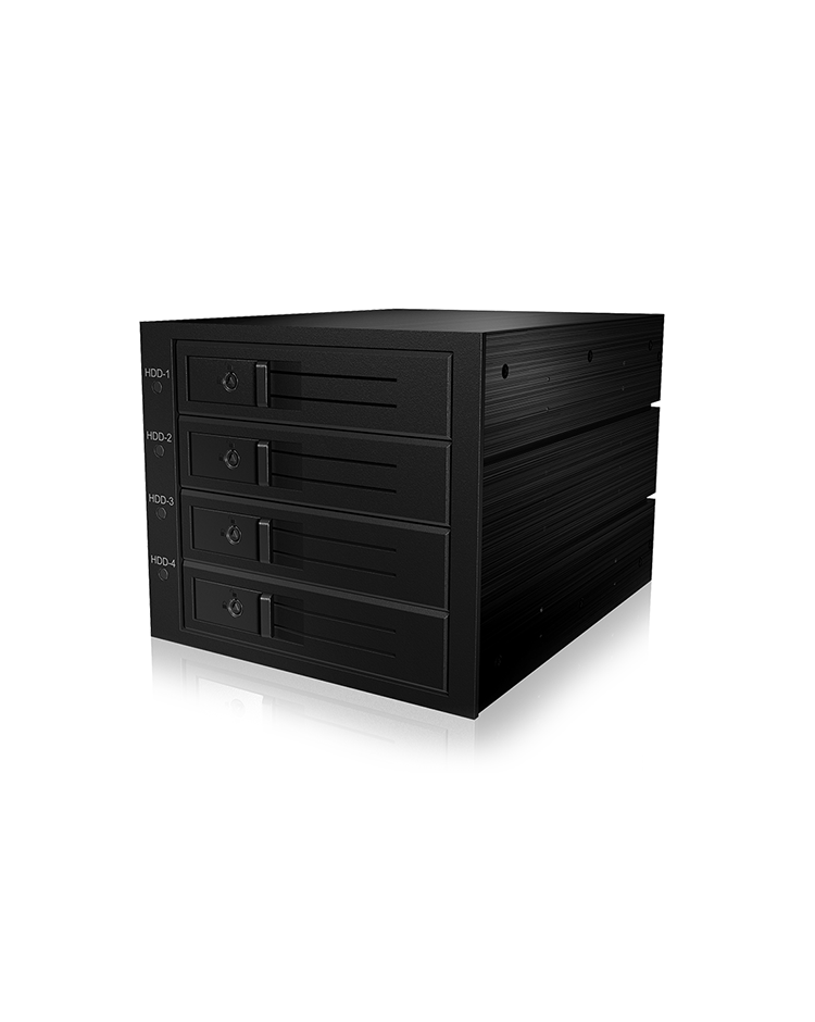 Backplane IcyBox 4x SATA/SAS 3,5HDD 3x5,25, 1xMini SAS HD