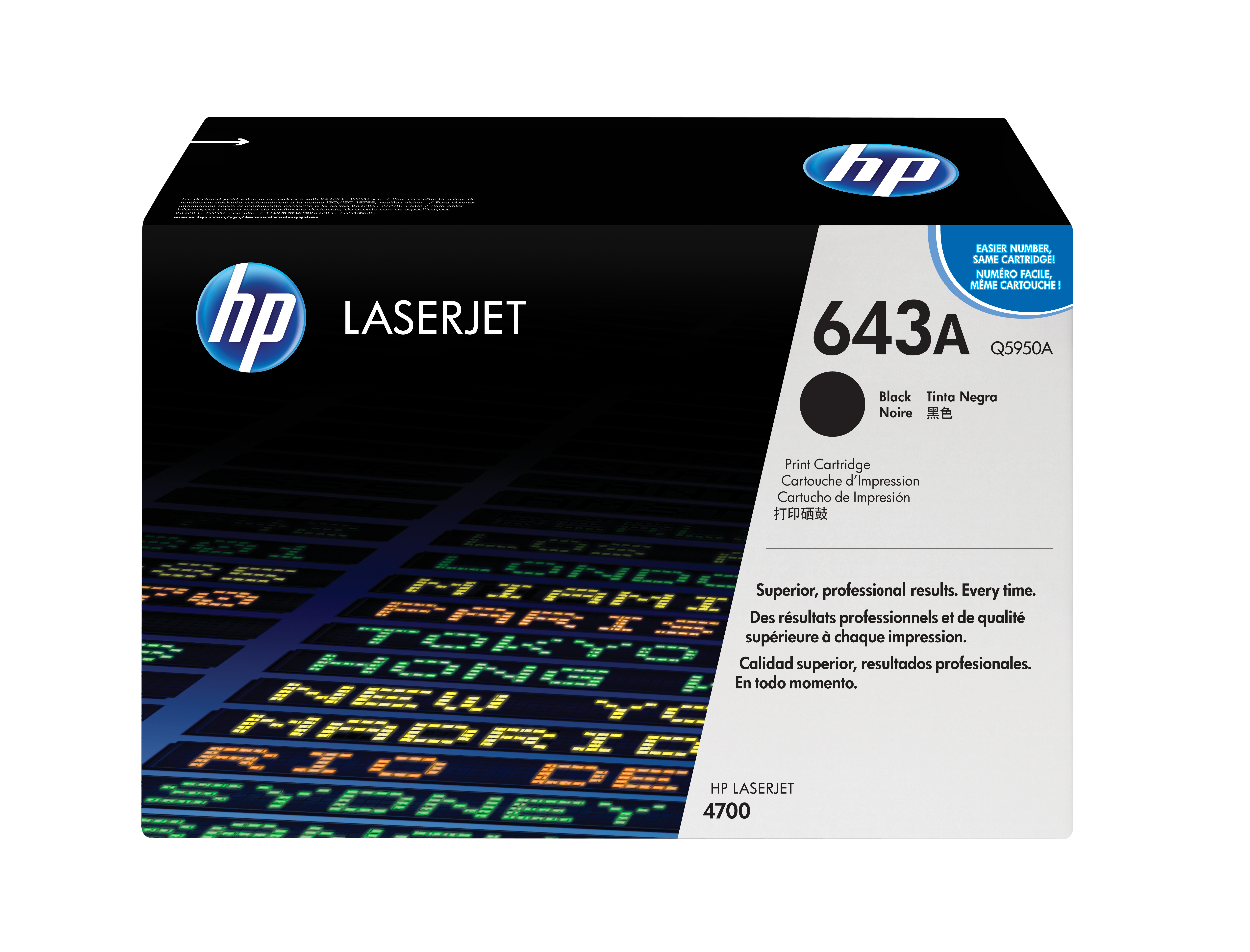 HP 643A (Q5950A) schwarz Tonerkartusche