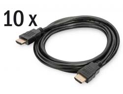 DIGITUS HDMI Kabel Ethernet 4K UHD St./St. 10 Stück 2m