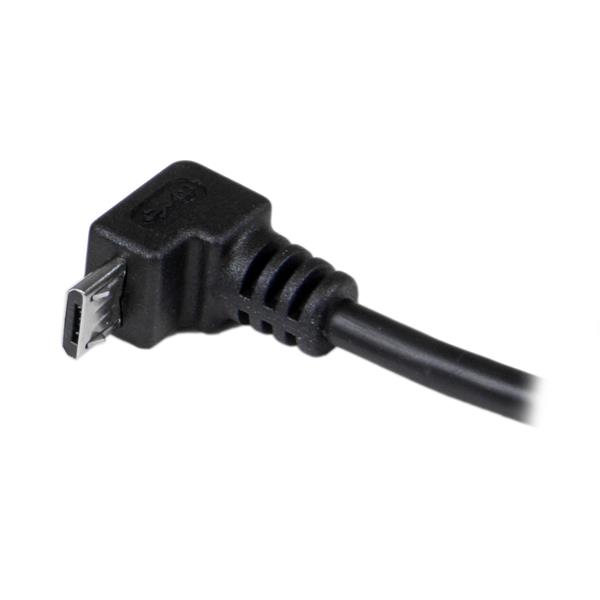 2M DOWN ANGLE MICRO USB CABLE .