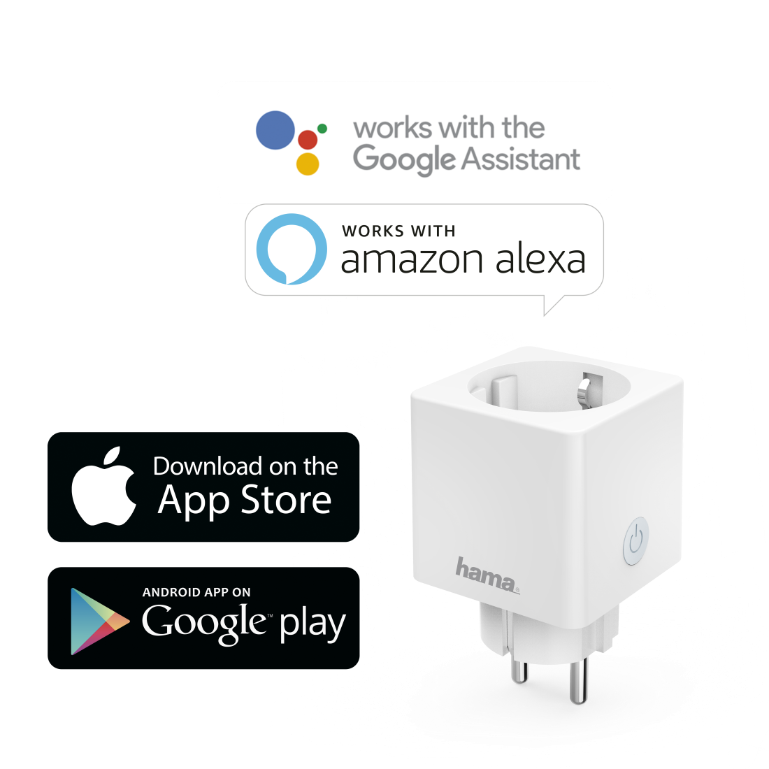 hama WLAN-Steckdose Mini WLAN-Steckdose, 1 St.