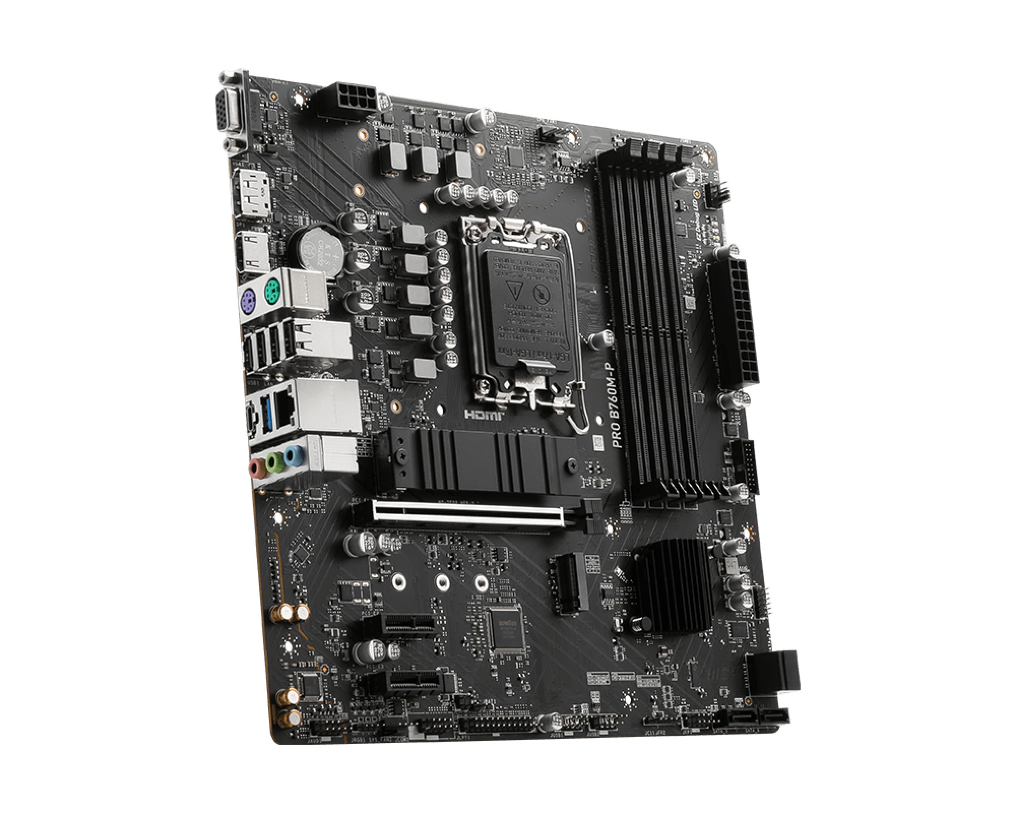 MSI PRO B760M-P LGA1700 mATX MB 4xDDR5 4xSATA 2xM.2