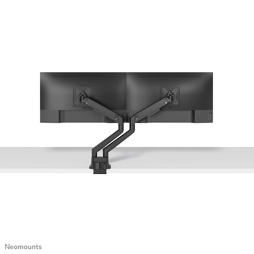 NEOMOUNTS Next Slim Desk Mount double display topfix clamp/grommet black