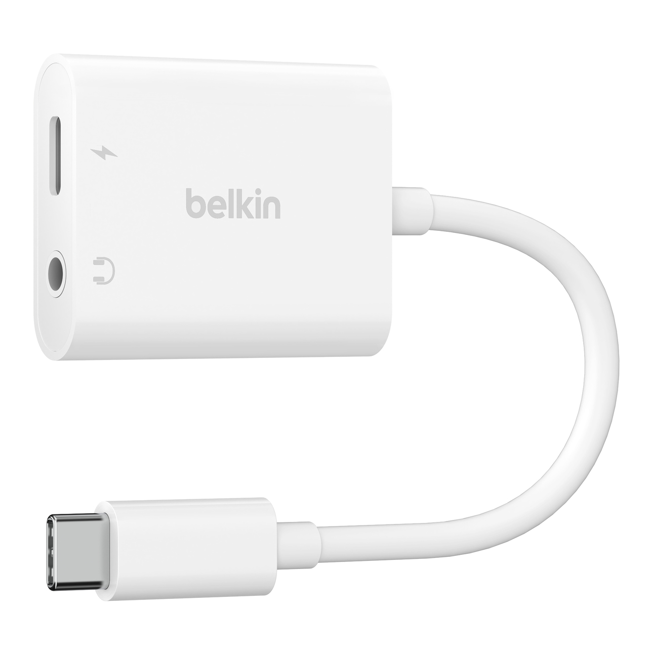 NPA004BTWH ROCKSTAR 3.5MM JACK AUDIO AND USB-C CHARGING ADAPTER