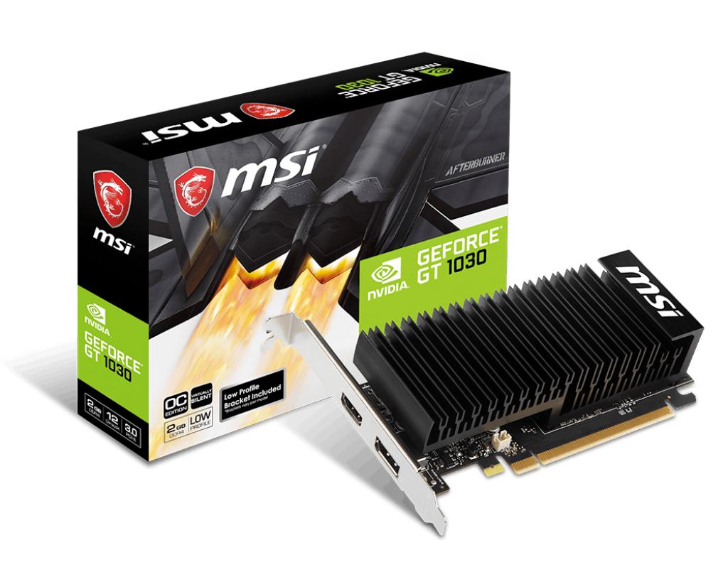 GT1030 2GB MSI OC LP passiv DDR4