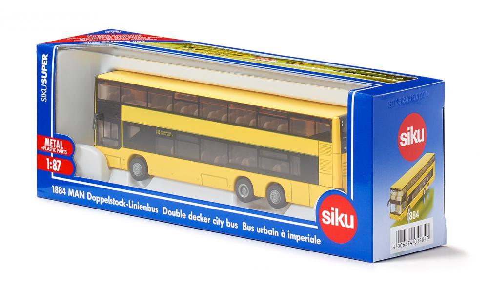SUPER MAN Doppelstock-Linienbus, Modellfahrzeug