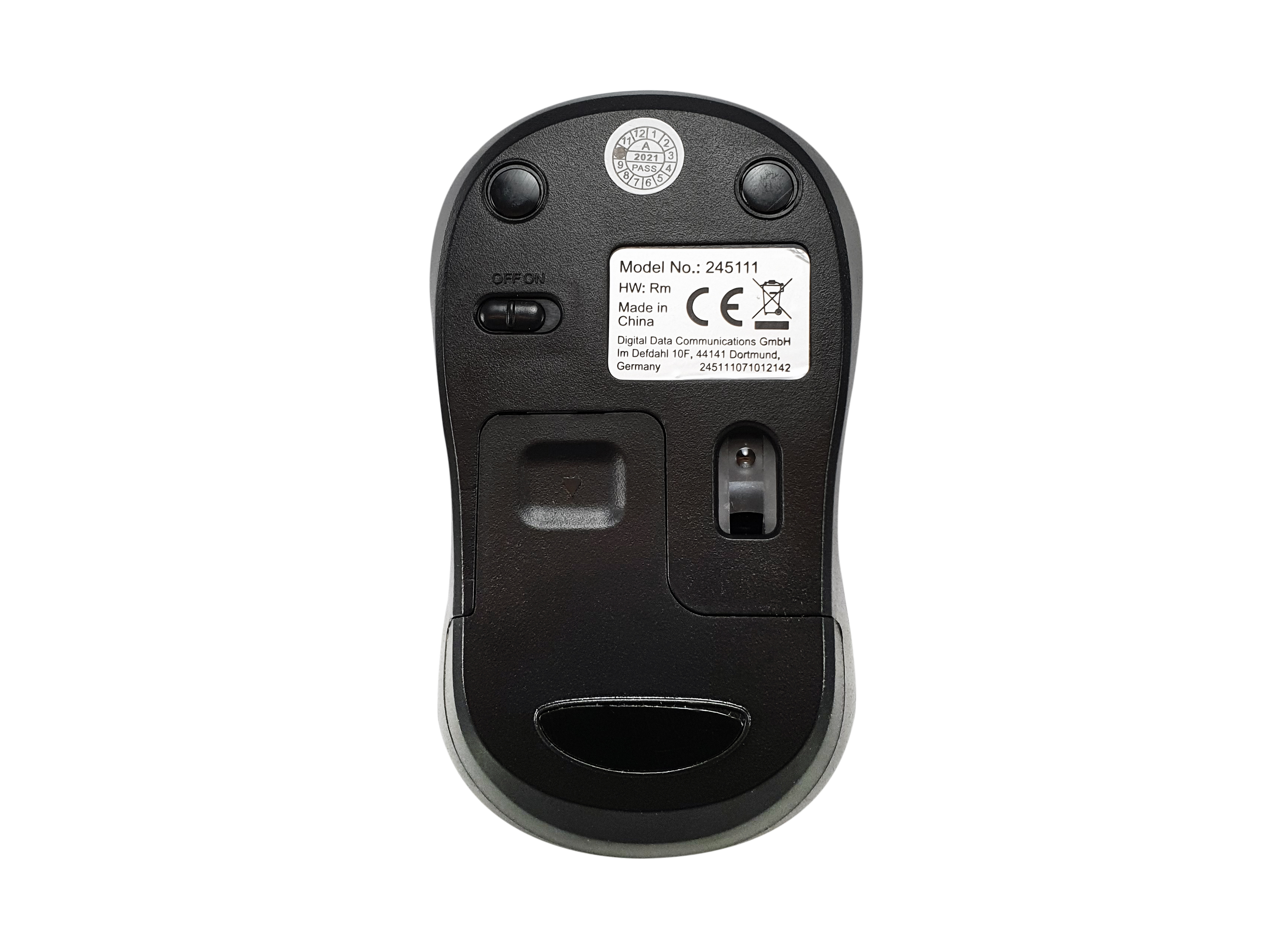 Equip Komfortmaus Wireless USB-A L+R schwarz
