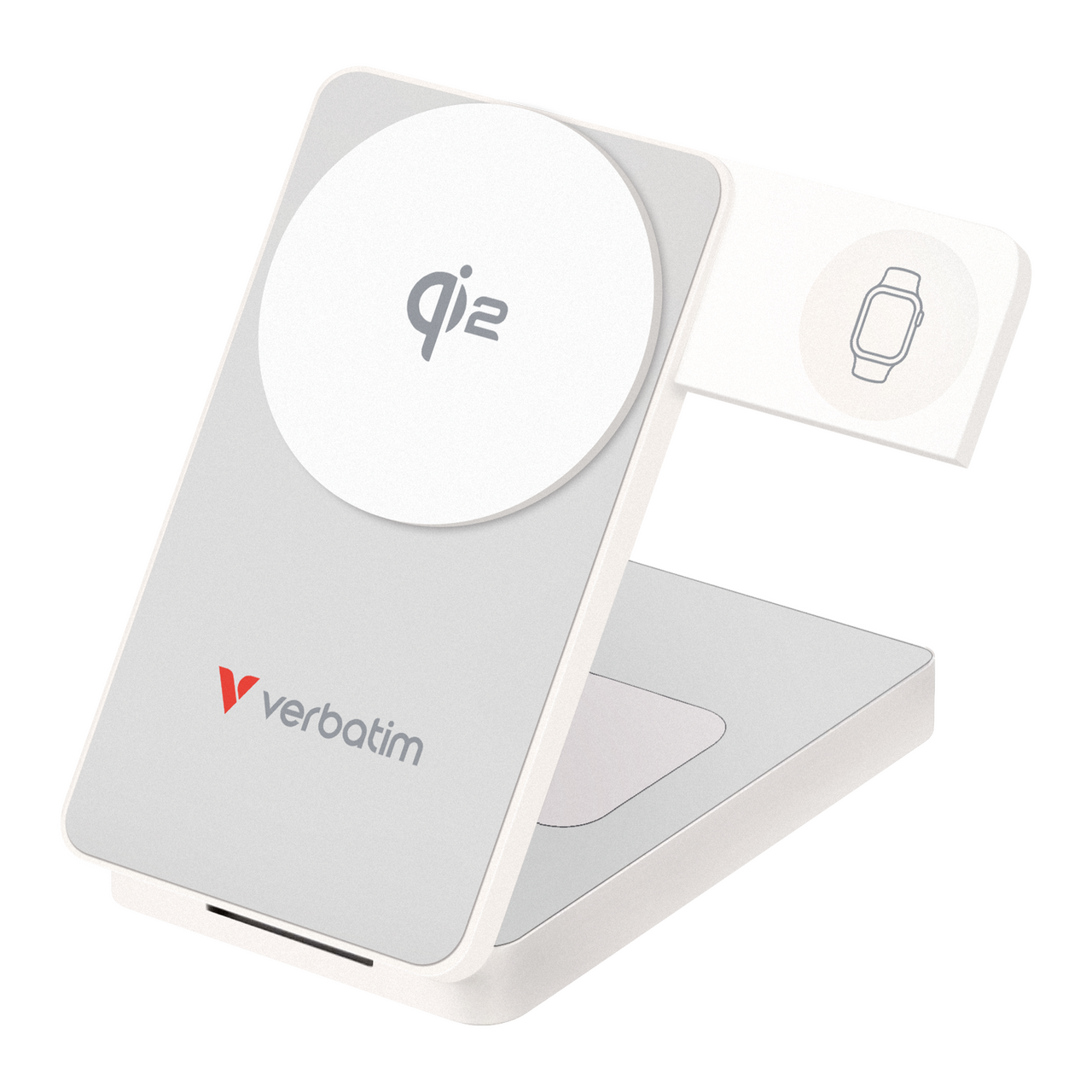 Verbatim Charge´n´Go Qi2 Power Bank 10000 mAh white