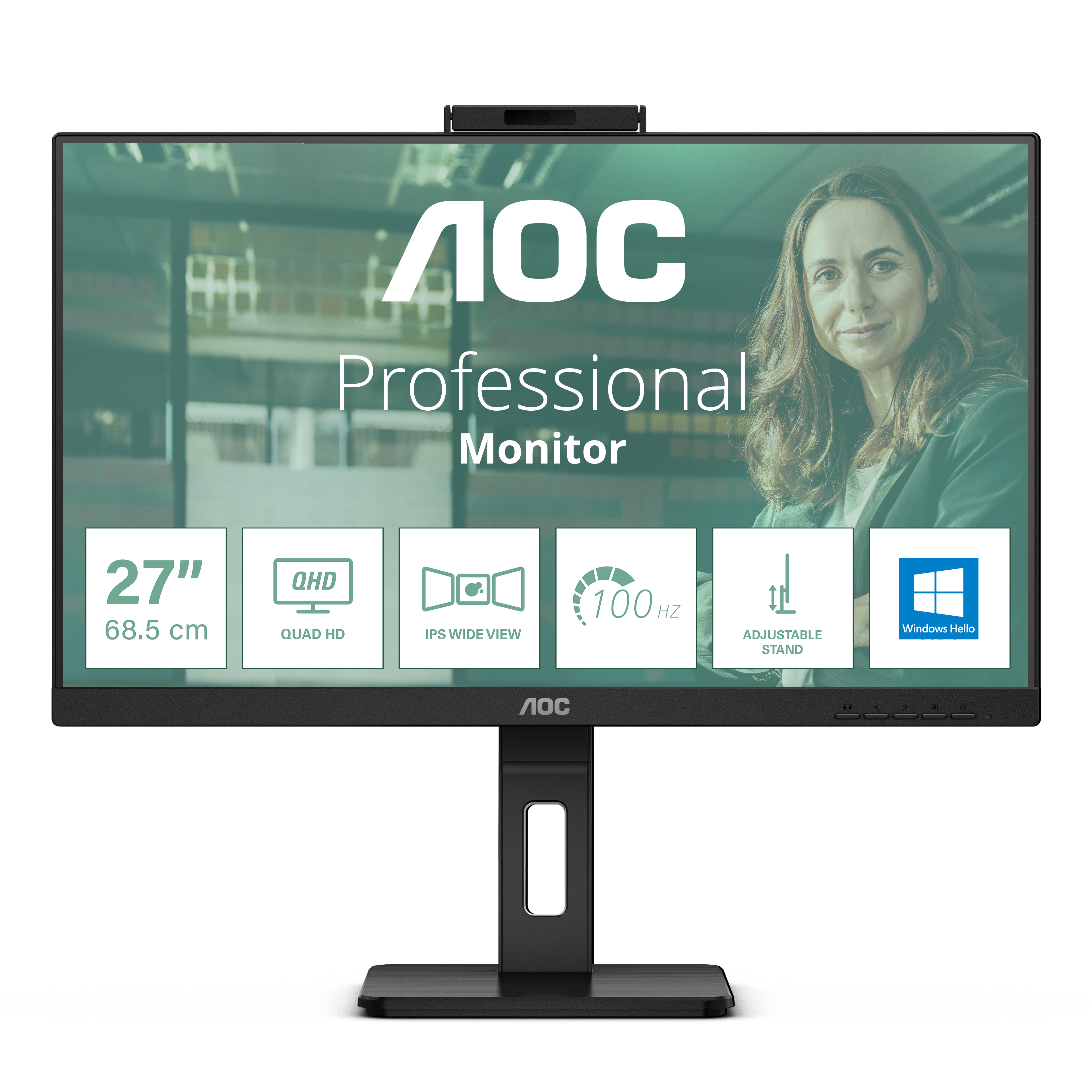 Q27P3CW 27IN IPS 2560X1440 16:9 4MS BLACK