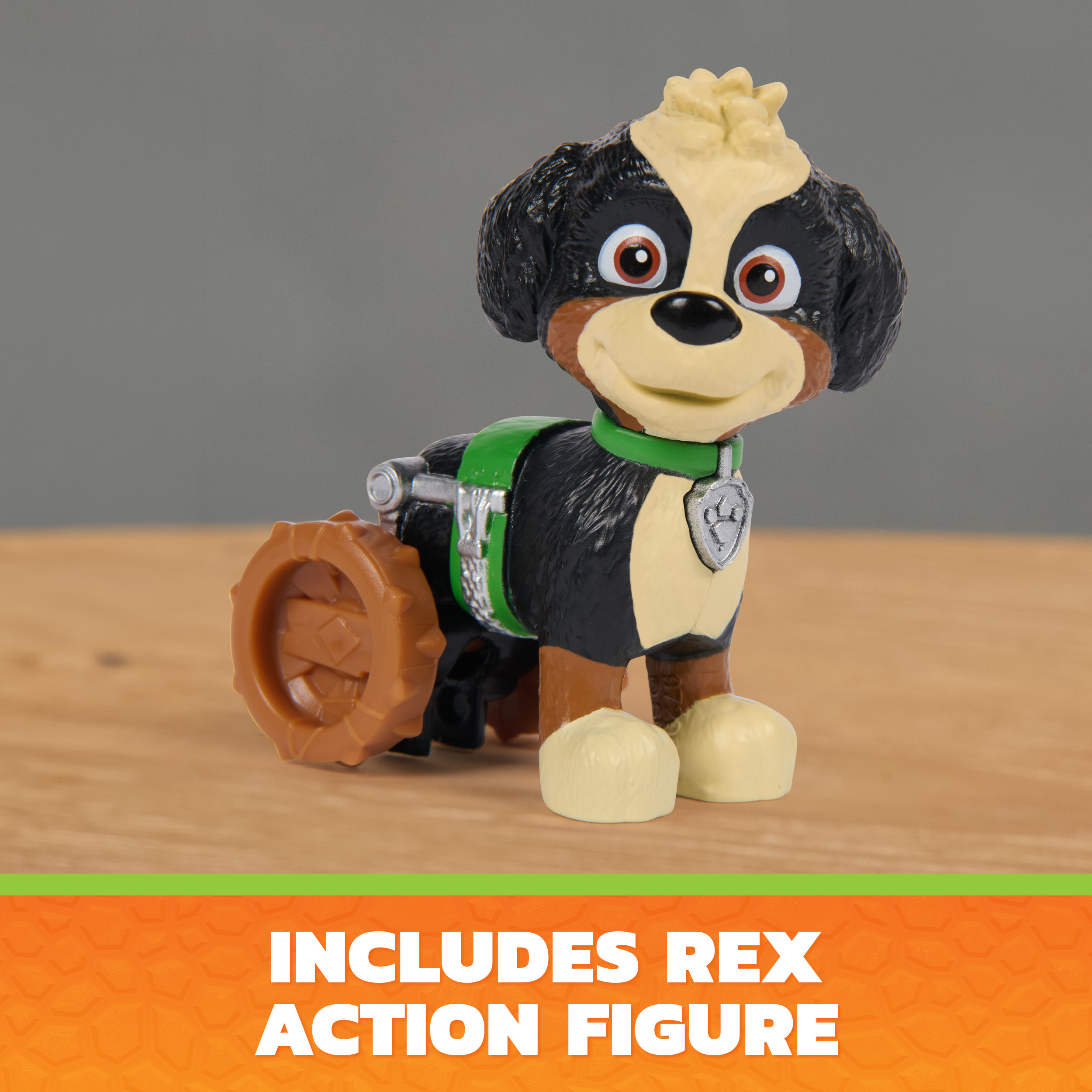 Paw Patrol: Der Dino Film - Rise & Roll Dino Set, Spielfigur