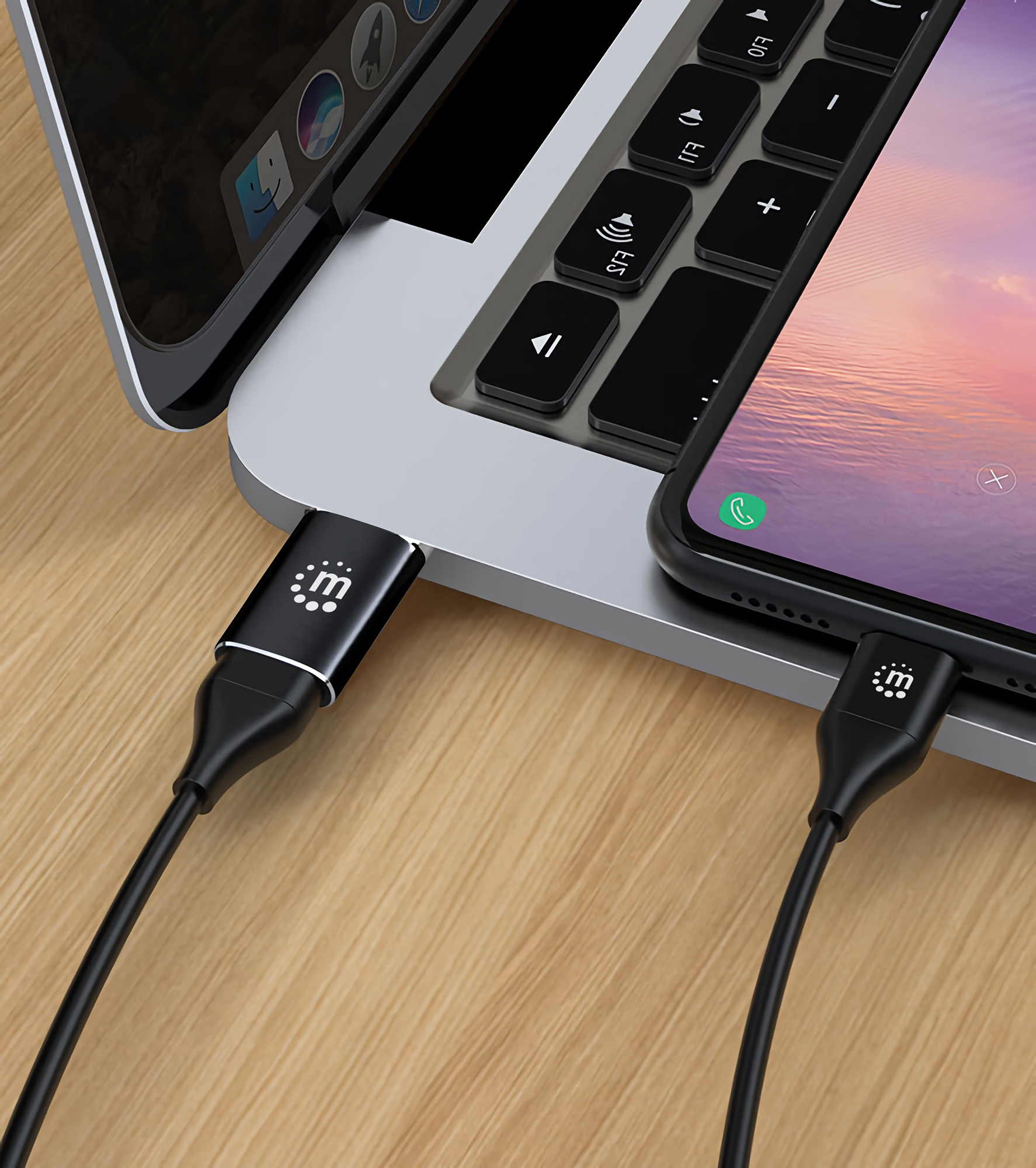 MANHATTAN USB-A auf USB-C Adapter USB 3.2 Gen 2 10Gbps