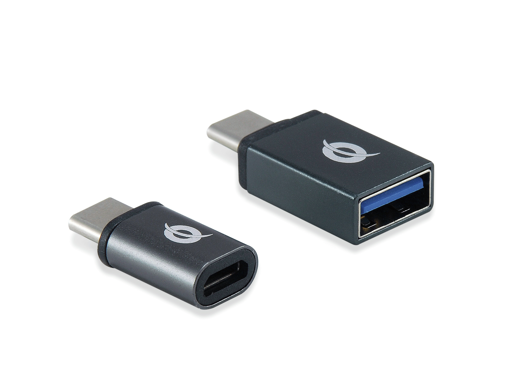 CONCEPTRONIC Adapter USB-C->-A/Micro-B 2Stk 480Mbs OTG gr