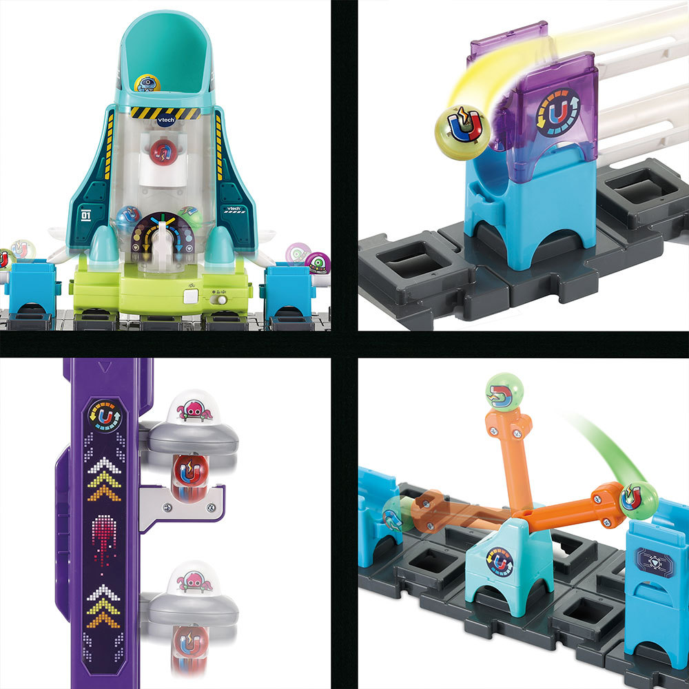 Marble Rush - Space Magnetic Set XL300 E, Bahn