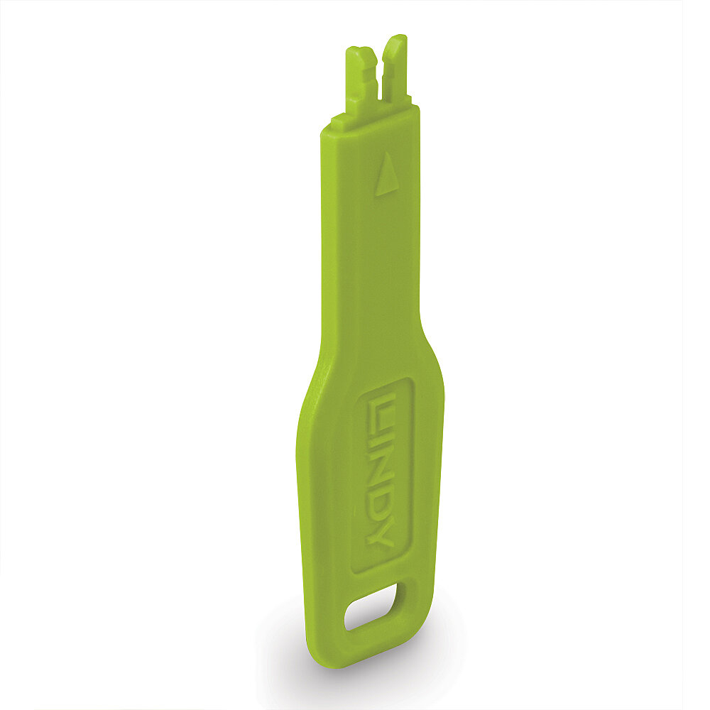 LINDY Schlüssel für RJ45 Port Schloss, grün (47894 u 47895)