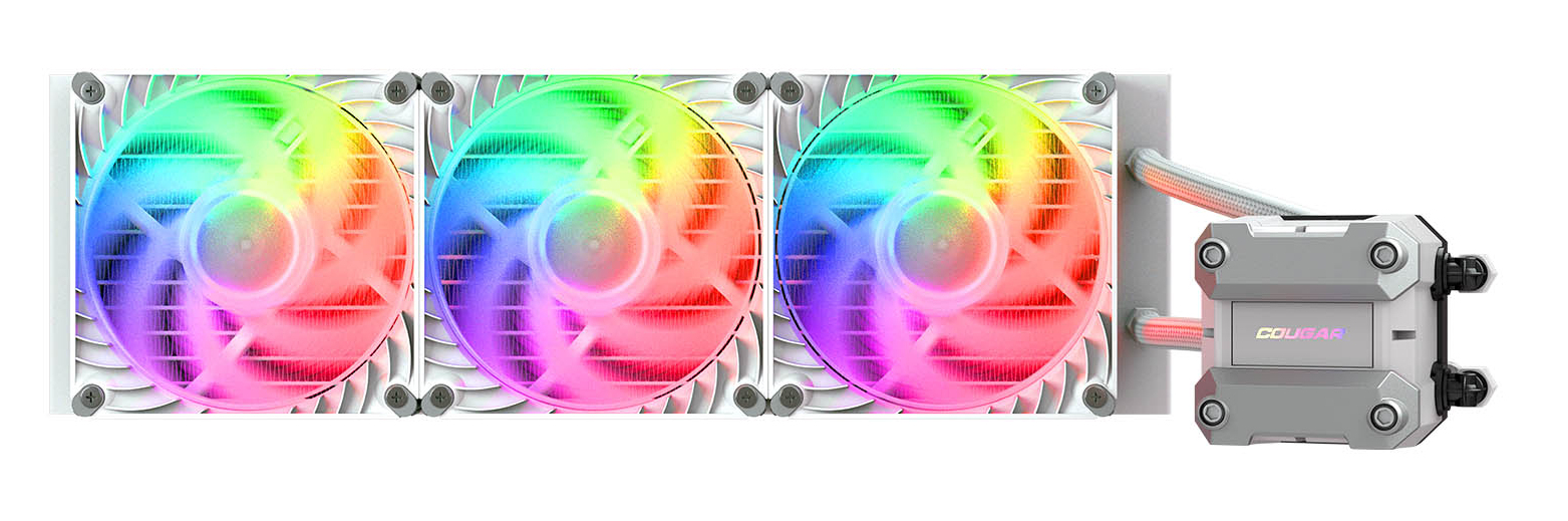 COUGAR CPU Wasserkühlung Poseidon Ultra 360, ARGB, Weiß