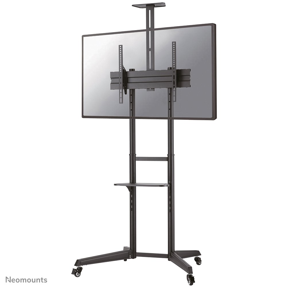 NEOMOUNTS Mobile Floor Stand incl. AV- and cam shelf height adjustable 128,5-145cm