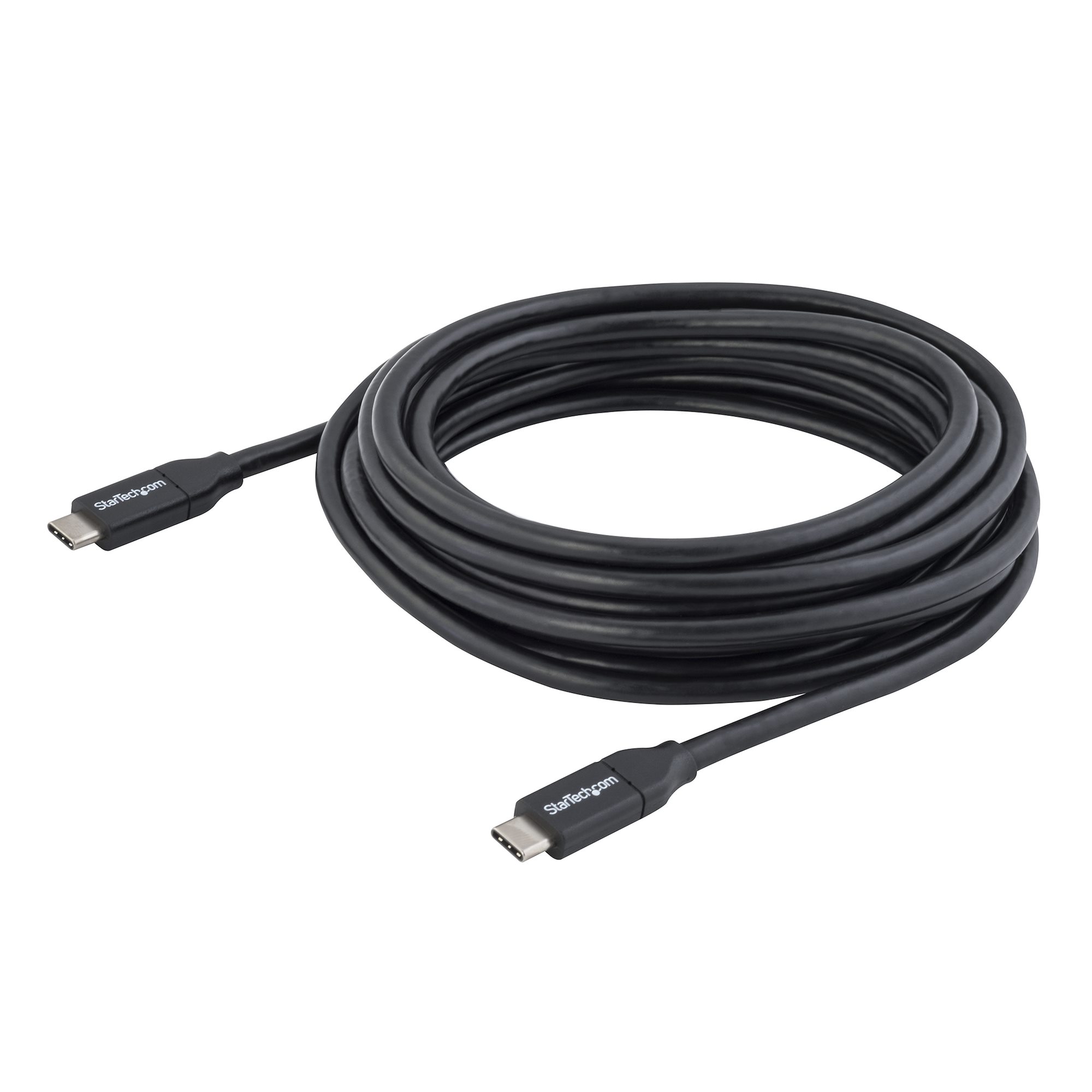 STARTECH.COM USB-C Kabel mit Power Delivery (5A) - St/St - 4m - USB 2.0 - Zertifiziert - USB 2.0 Typ-C Kabel - 100W/5A