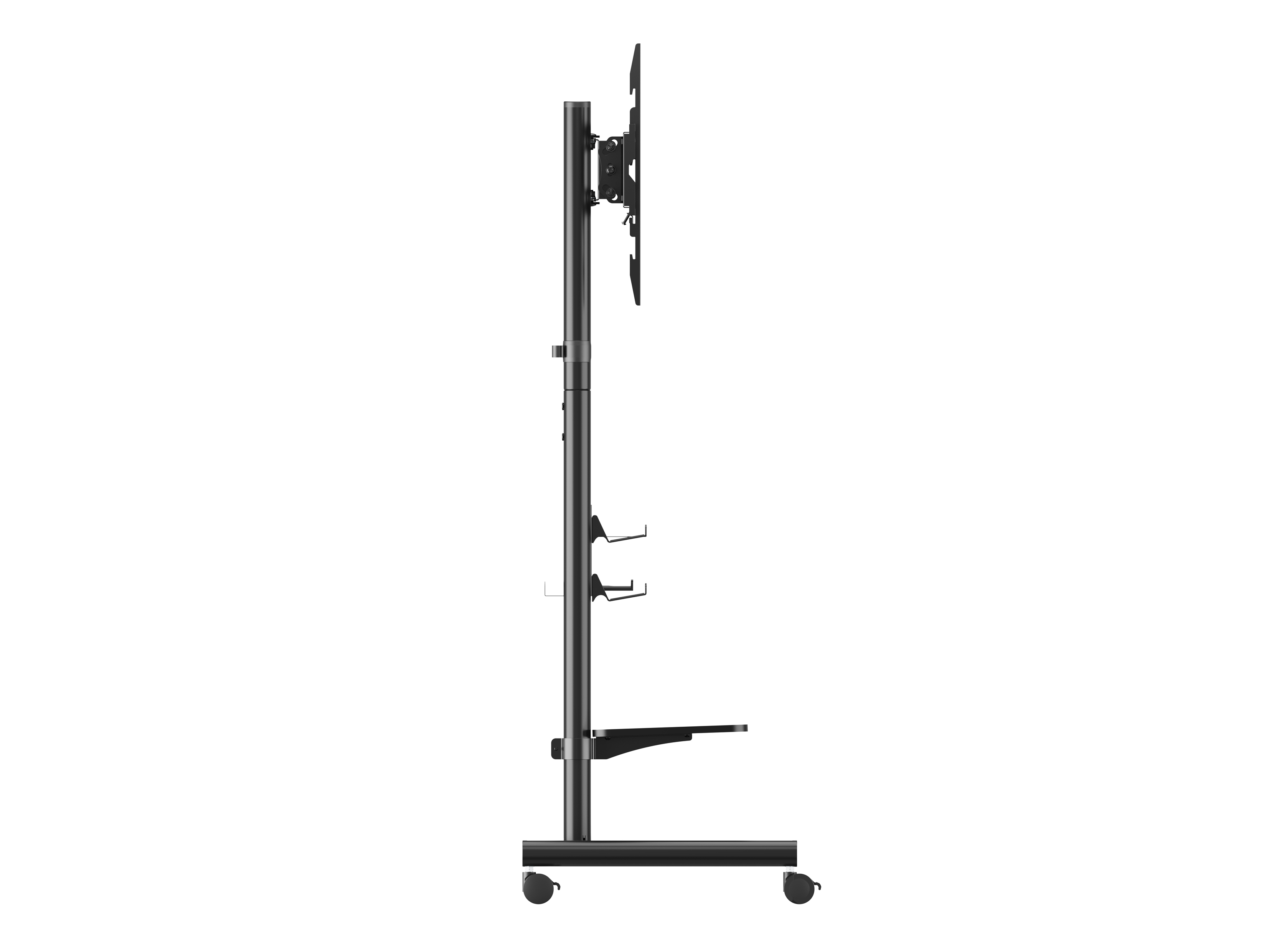 Equip Bodenstandhalter 50-90/1TFT 60kg Mobil+Ablage sw