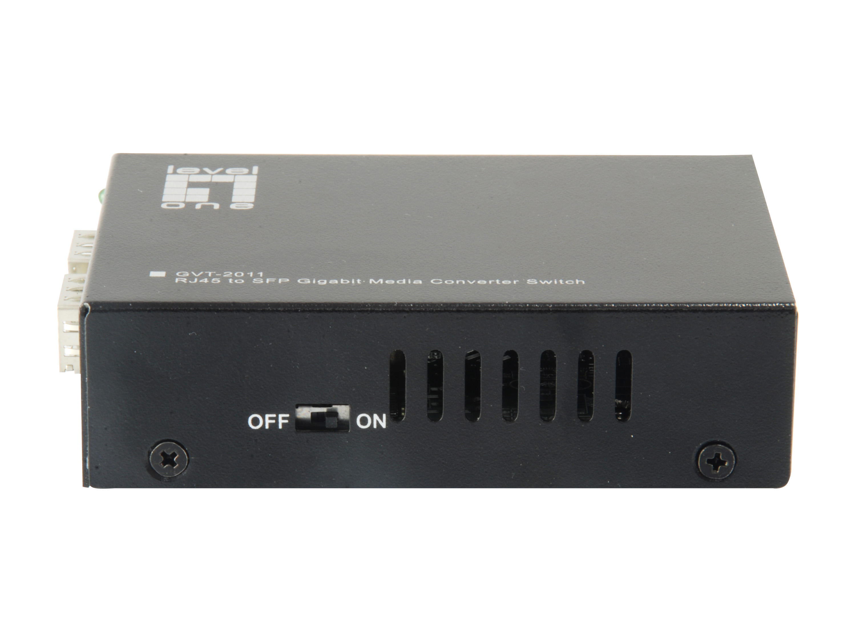 LevelOne Switch 1xGE/2x SFP Media Konverter Plastik