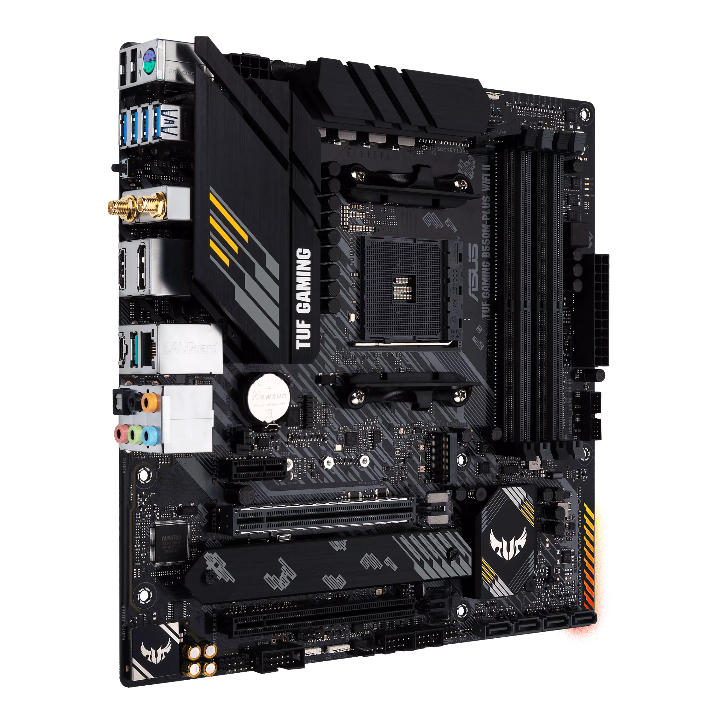 ASUS TUF GAMING B550M-PLUS (WI-FI II) (AMD,AM4,DDR4,ATX)