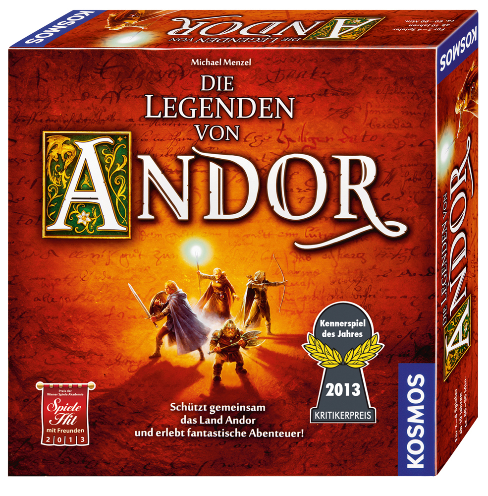 Die Legenden von Andor, Brettspiel