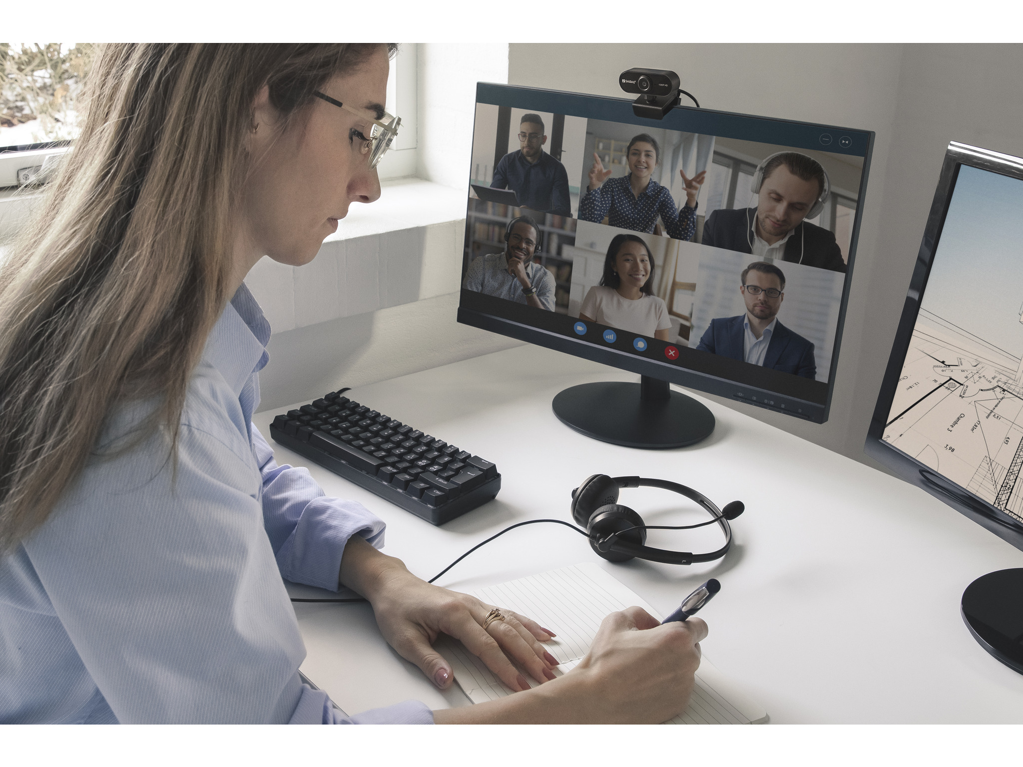 SANDBERG USB Webcam Flex 1080P HD