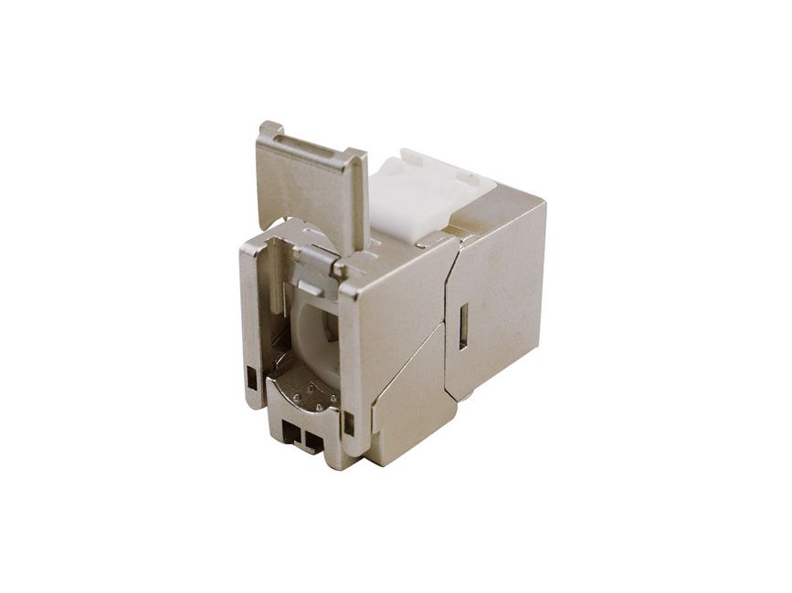 Equip Keystone Jack geschirmt Cat6A LSA schlank wzf.8Stk sil