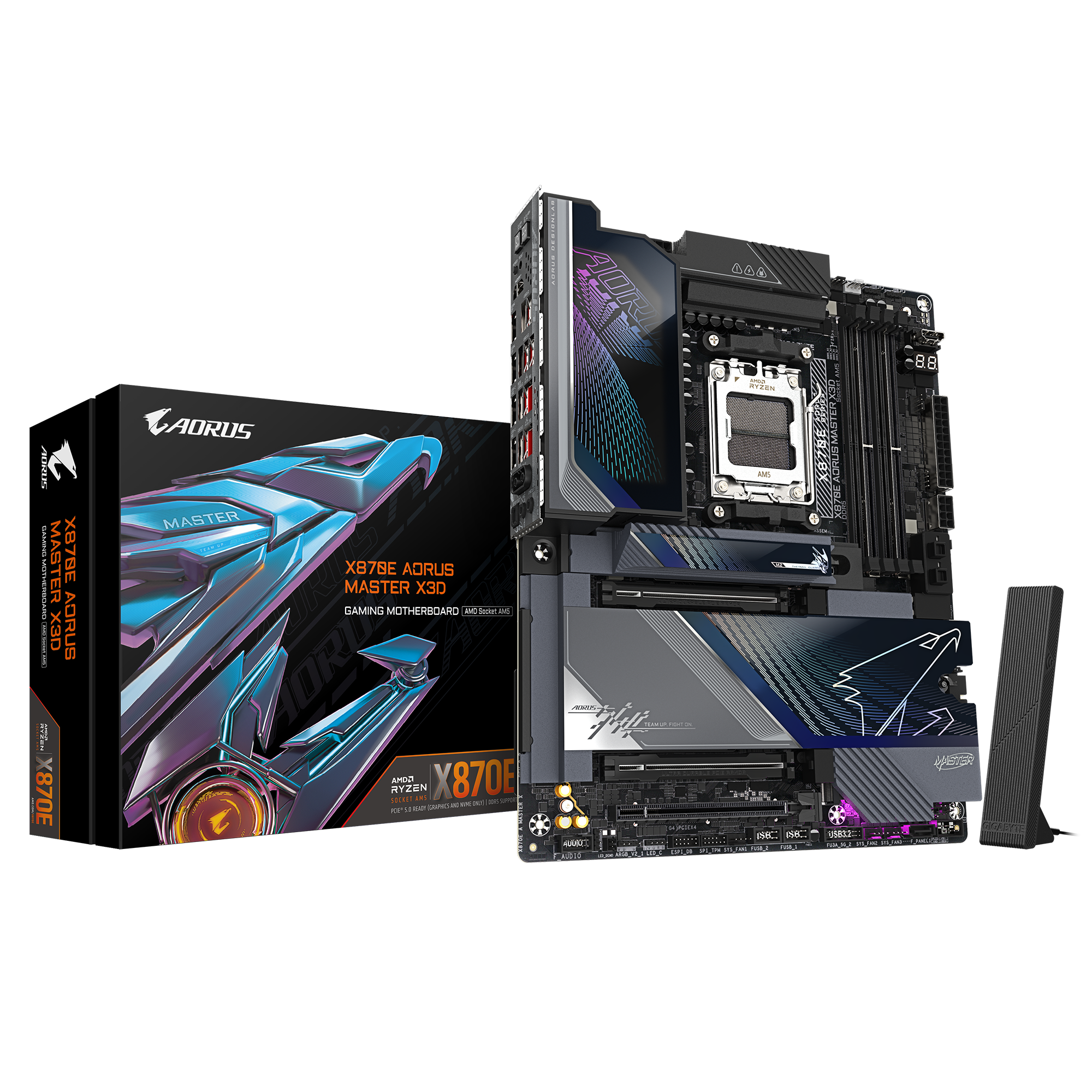 Gigabyte X870E AORUS MASTER X3D (X870,AM5,ATX,DDR5)