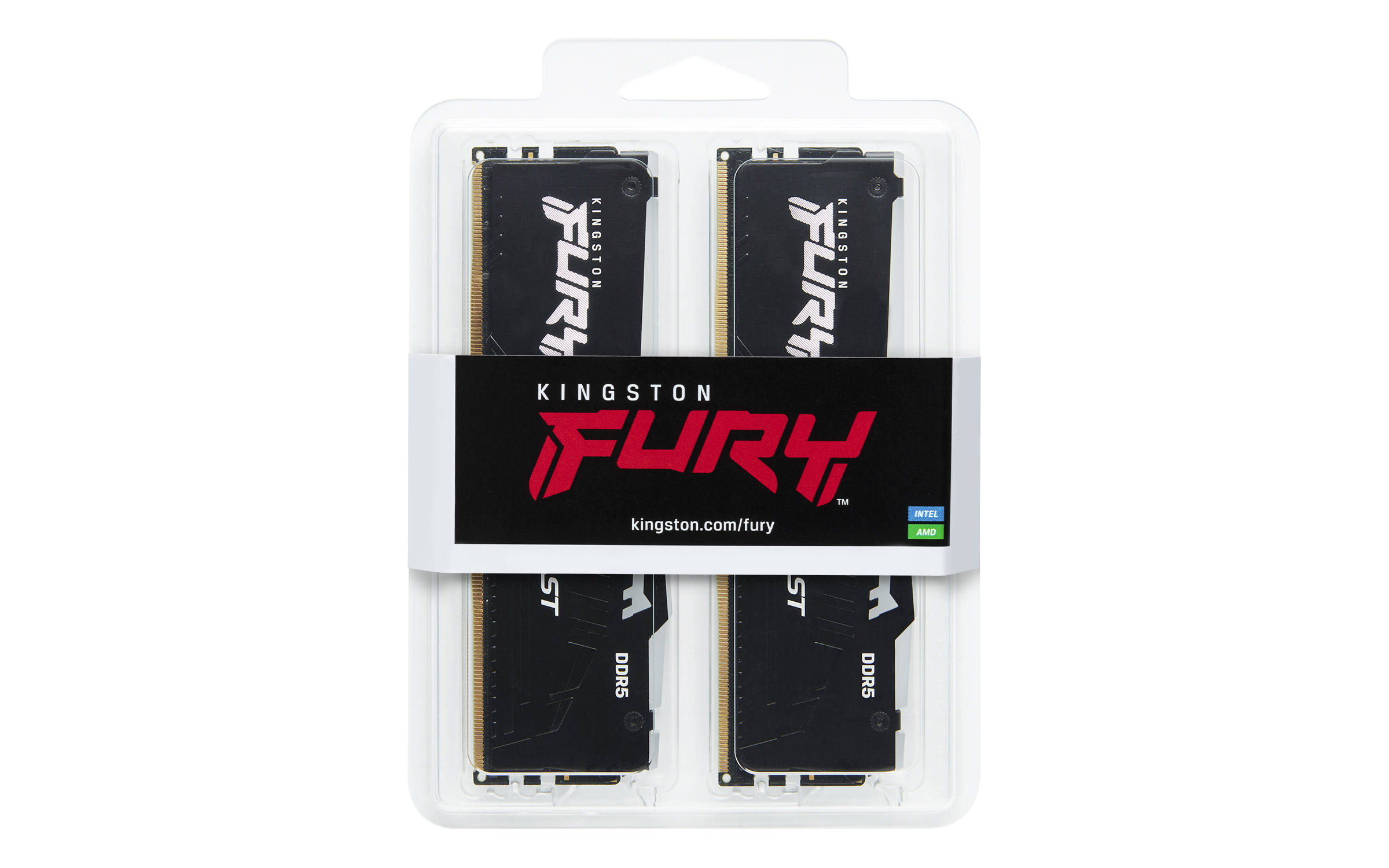 KINGSTON 16GB 6000MT/s DDR5 CL30 DIMM Kit of 2 FURY Beast RGB EXPO