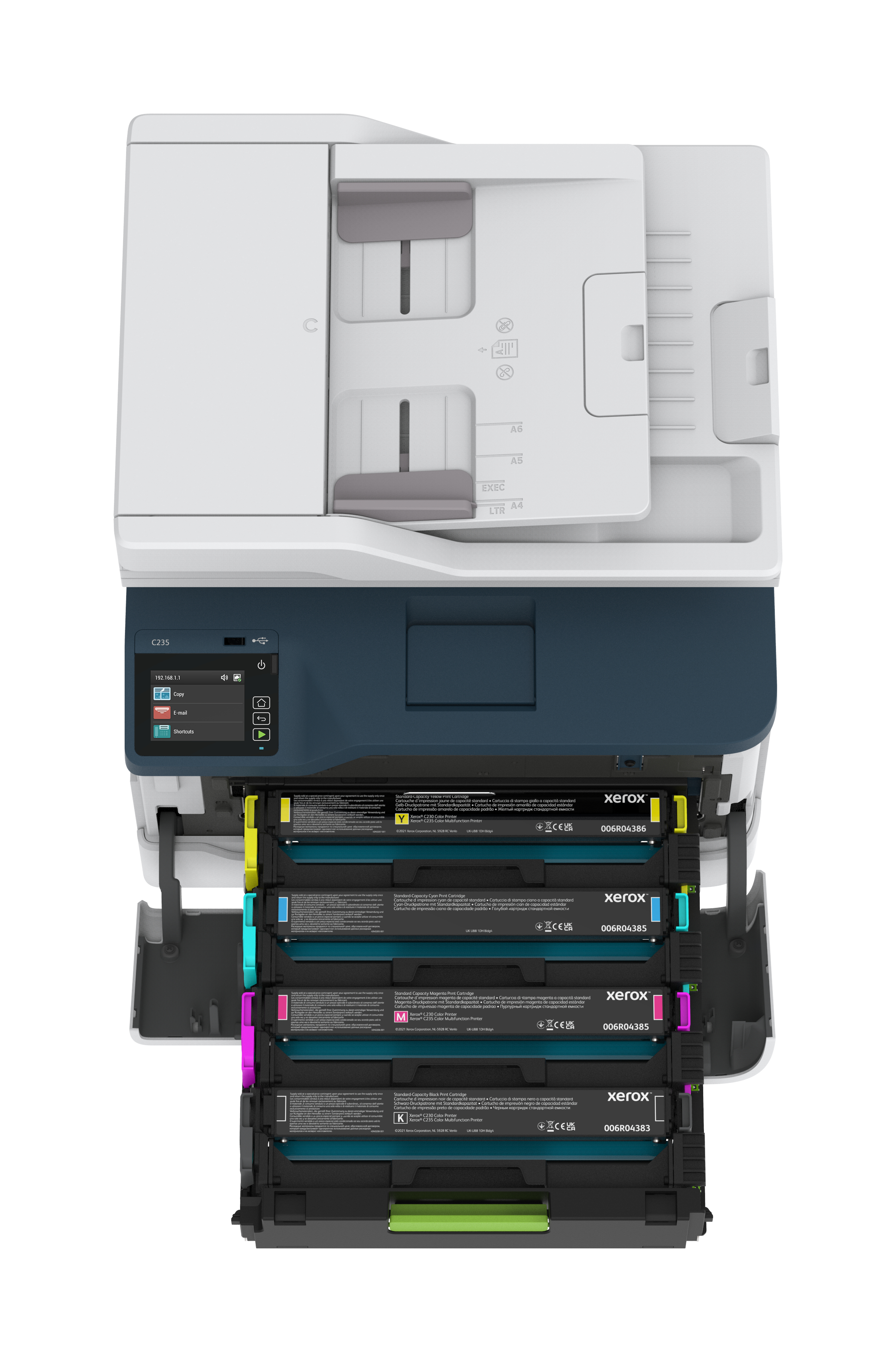 xerox C235 4 in 1 Farblaser-Multifunktionsdrucker grau