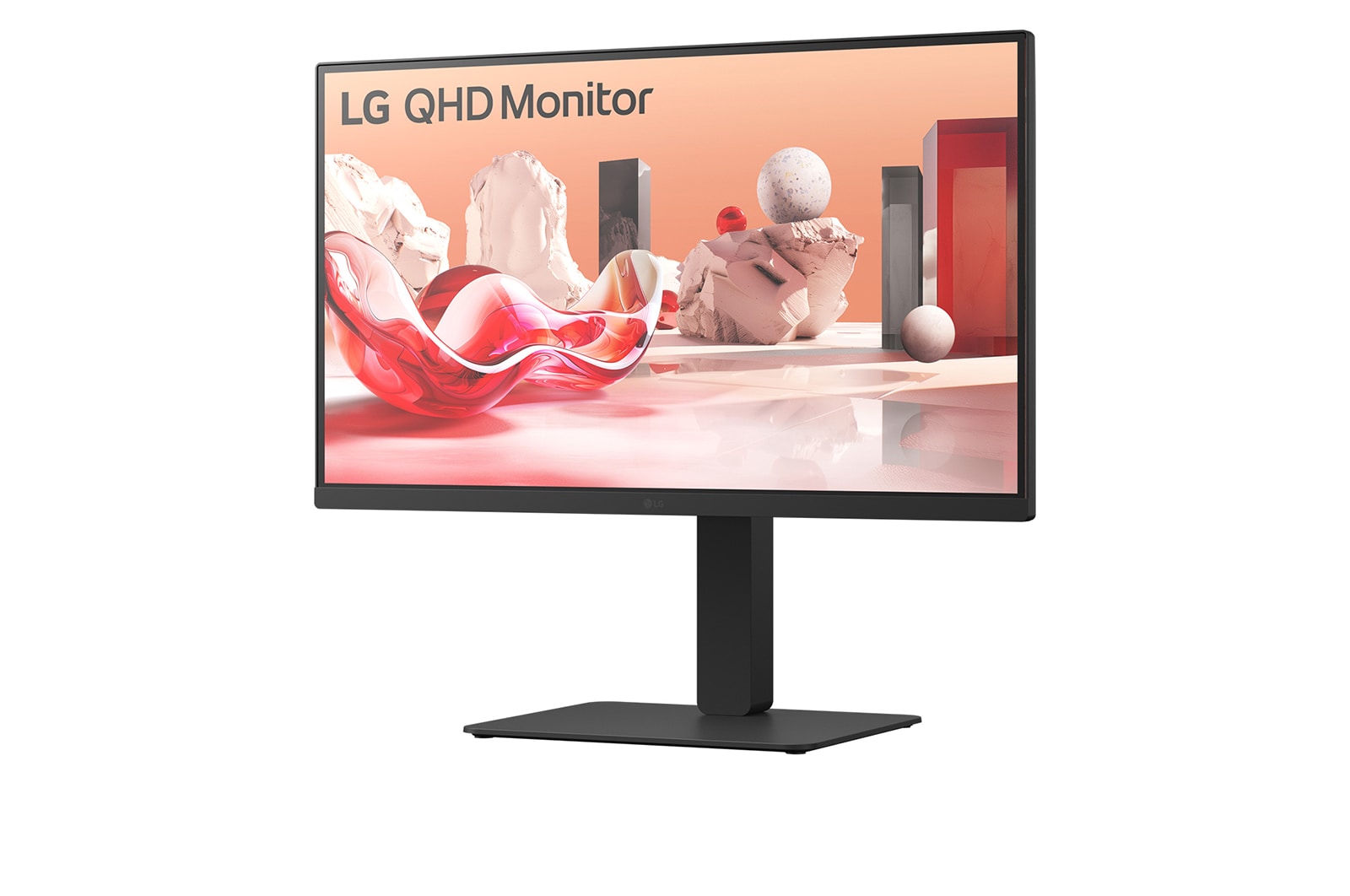 LG 27BA75QB-B.AEU 68,58cm 27Zoll IPS QHD 16:9 100Hz 350cd/m2 5ms HDMI DP USB-C 2x5W Speakers Headphone out KVM Ethernet Auto Pivot