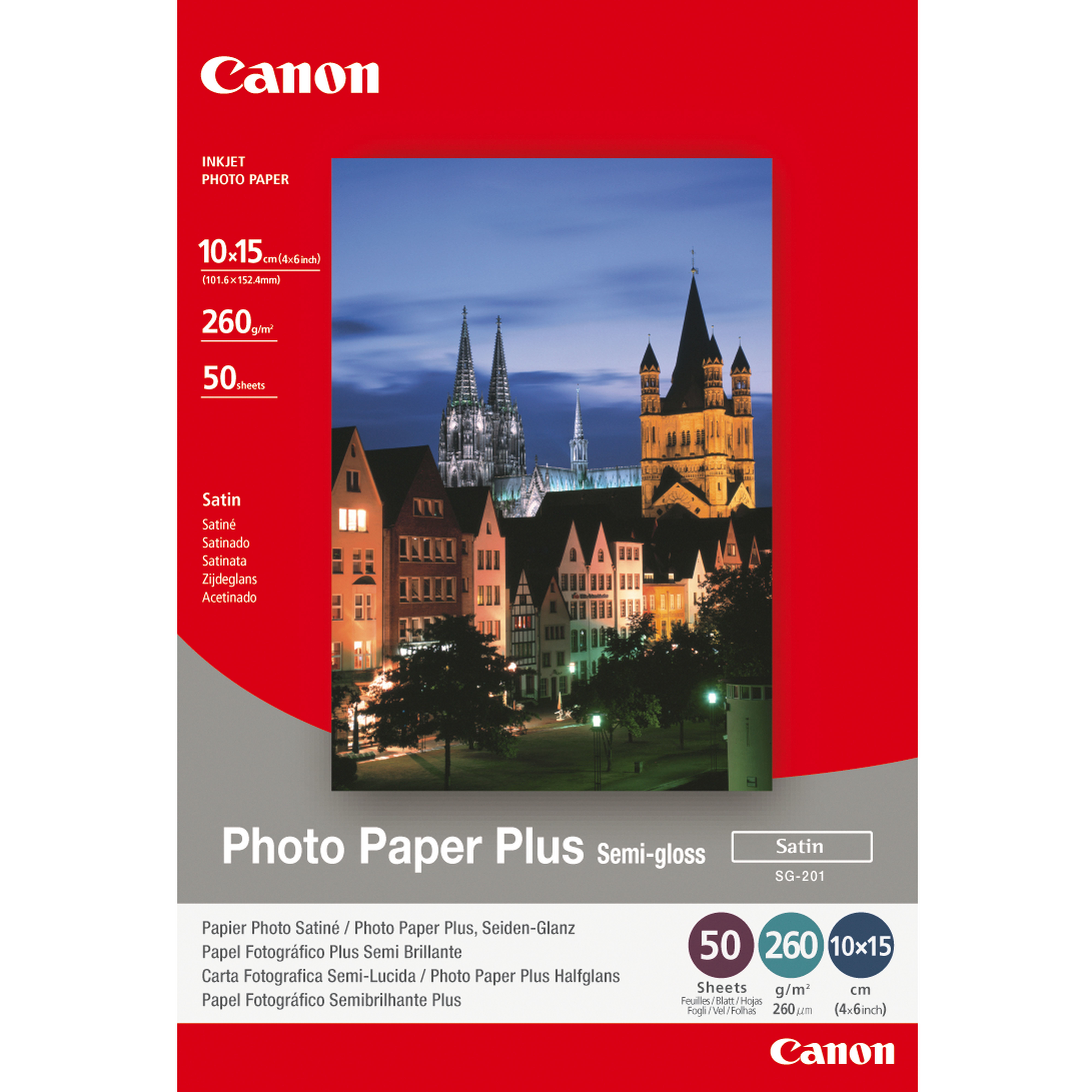SG-201 PHOTO PAPER SEMI GLOSS 10X15 CM 50 SHT
