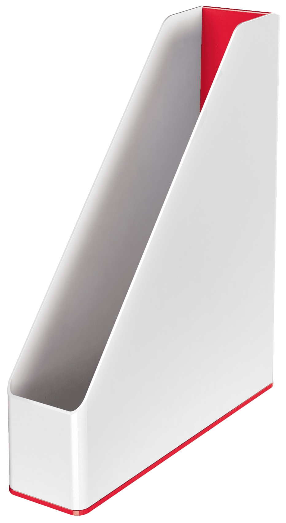 LEITZ Stehsammler WOW Duo Colour 53621026 perlweiß/rot Kunststoff, DIN A4, 1 St.