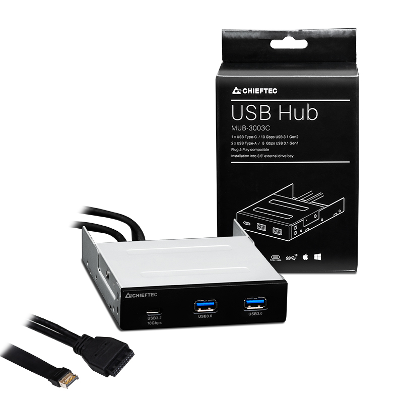 MUB-3003C, Frontpanel