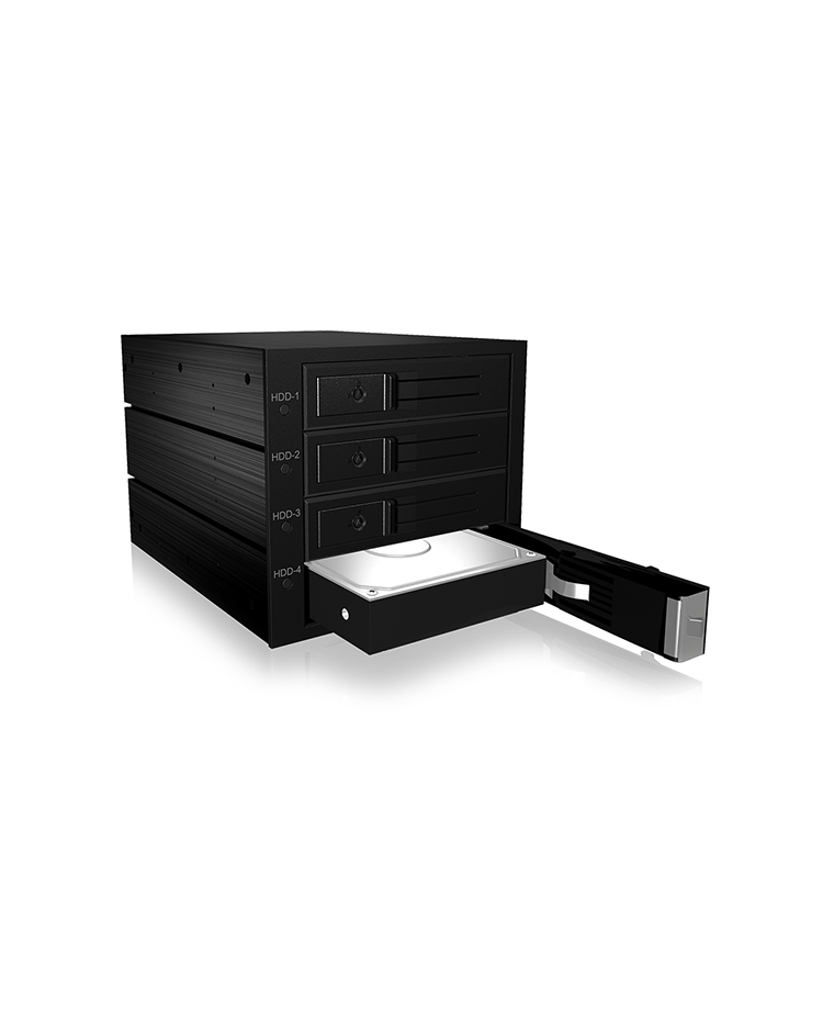Backplane IcyBox 4x SATA/SAS 3,5HDD 3x5,25, 1xMini SAS HD
