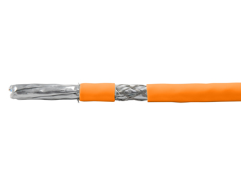 Equip Instal.Kab Cat7 Simplx S/FTP 4P23 200.00m orange LSZH