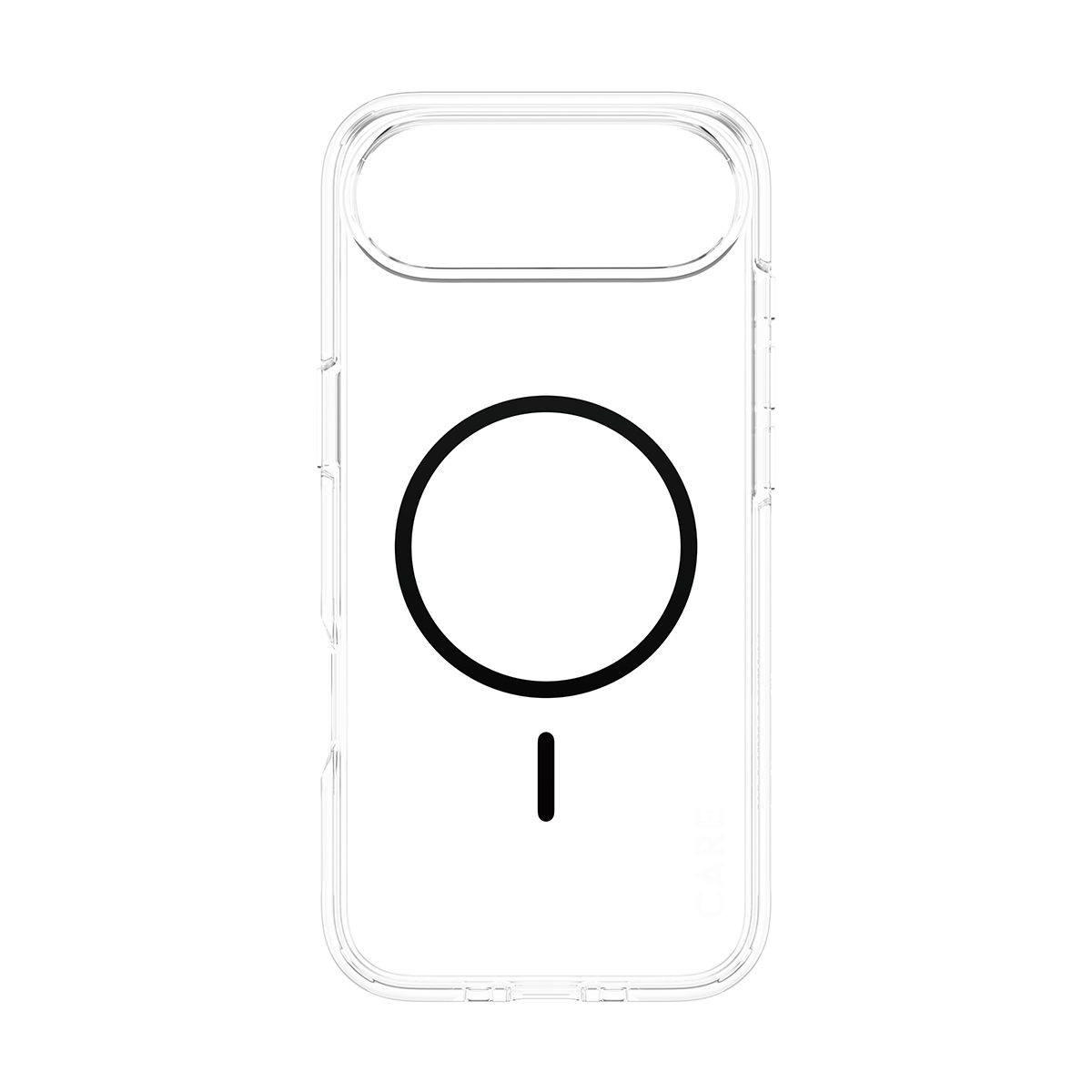CARE BY FLAGSHIP CASE TRANSPARE URBAN EXPLORER W. BLACK MAGSAFE