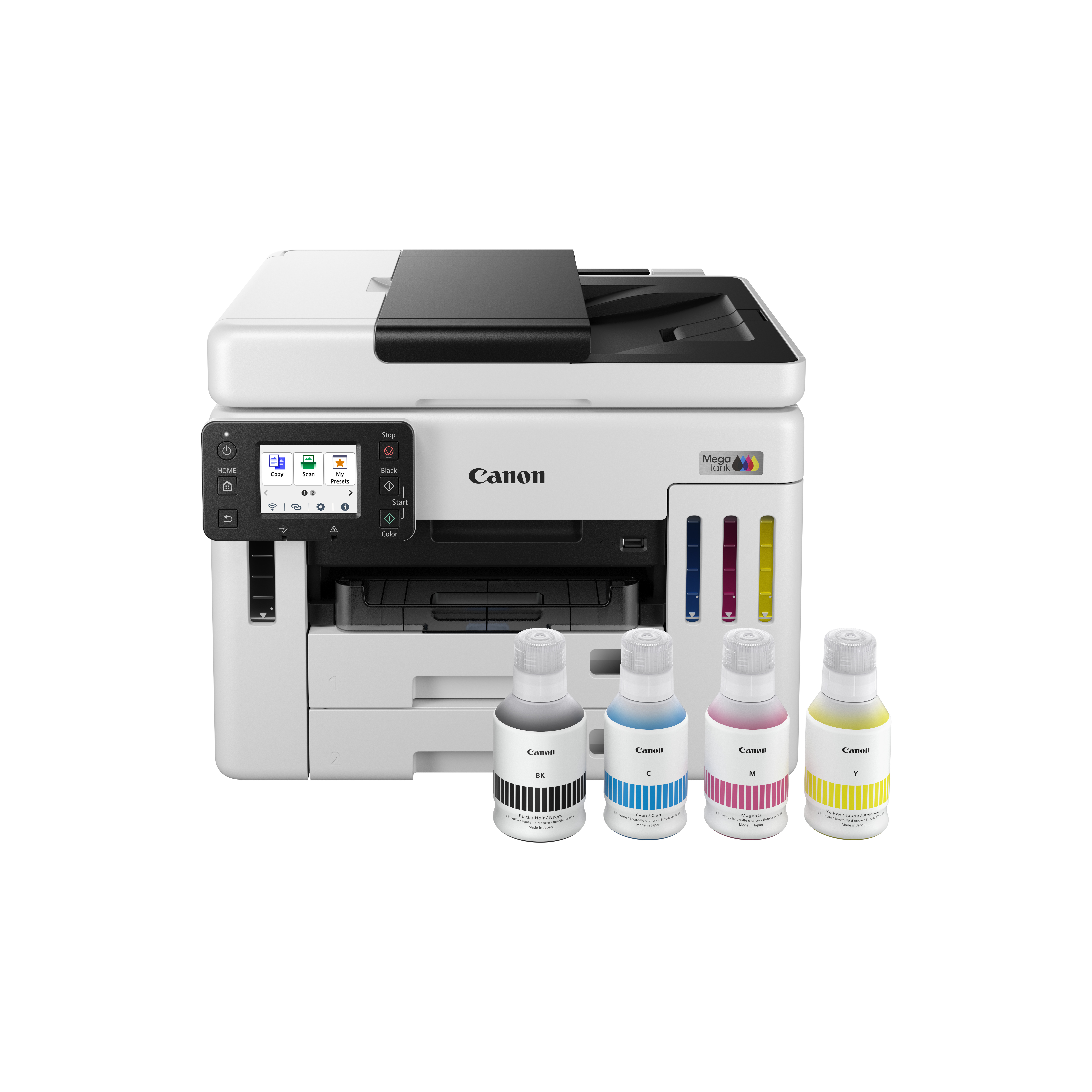 AKTION: Canon MAXIFY GX7150 4 in 1 Tintenstrahl-Multifunktionsdrucker weiß mit 100 Euro CashBack
