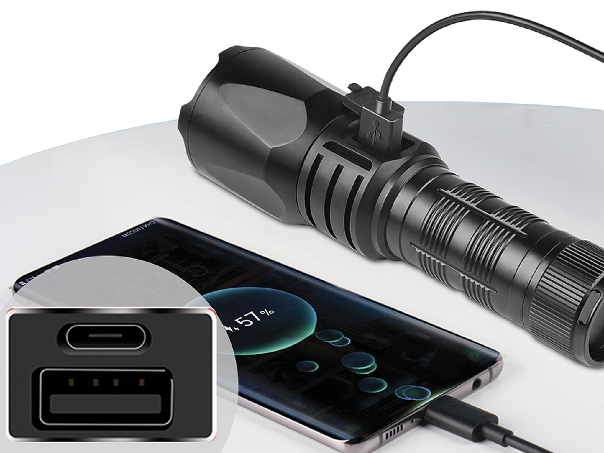 SANDBERG Survivor Torch Powerbank 5000